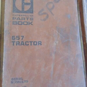 Caterpillar 657 Tractor Parts Manual 46M1