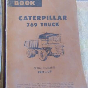 Caterpillar 769 Truck Parts Manual 99F1