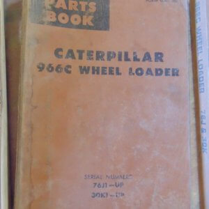Caterpillar 966C Wheel Loader Parts Manual 76J1 30K1