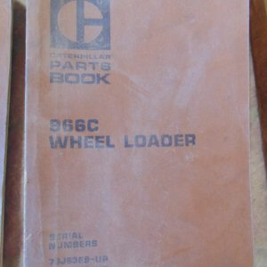 Caterpillar 966C Wheel Loader Parts Manual 76J6388 30K1625