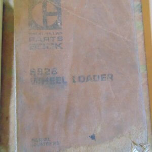 Caterpillar 992B Wheel Loader Parts Manual 25K1170