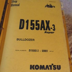 Komatsu D155AX-3 Super Bulldozer Service Repair Manual