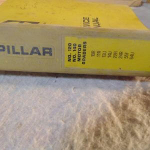 Caterpillar 120 140 Motor Grader Service Repair Manual 10R