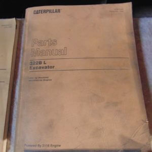 Caterpillar 322B L Excavator Parts Manual 1YS1