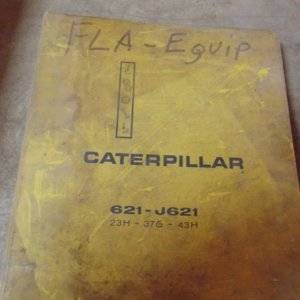 Caterpillar 621- J621 Scraper Service Repair Manual 23H