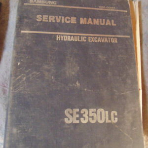 Samsung SE350LC Hydraulic Excavator Service Repair Manual