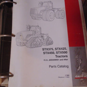 Case STX375 STX425 STX450 STX500 Tractor Parts Manual JEE0099501