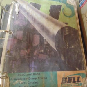 Bell B35C B40C Articulated Dump Truck Parts Manual