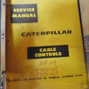 Caterpillar Cable Controls Service Repair Manual