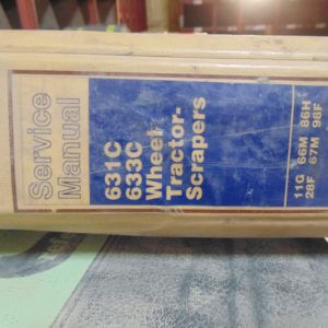 Caterpillar 631C 633C Wheel Tractor Scrapers Service Repair Manual 11G