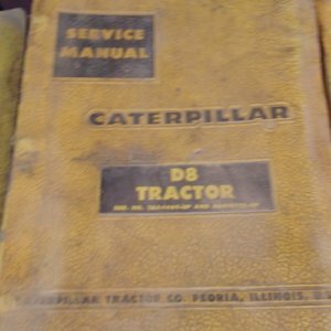 Caterpillar D8 Tractor Service Repair Manual 36A4469 46A10725