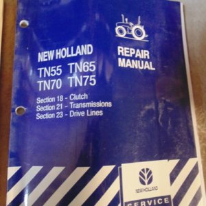 New Holland TN55 TN65 TN70 TN75 Tractor Repair Service Manual