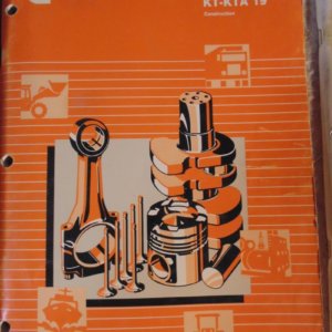Cummins KT - KTA19 Construction Engine Parts Manual