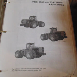 Case 9370 9380 9390 Tractor Parts Manual