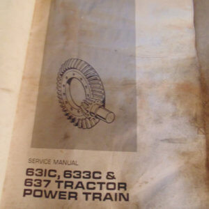 Caterpillar 631 637 Tractor Service Repair Manual Book