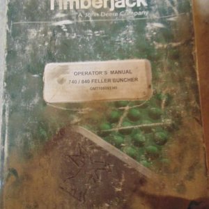 Timberjack 740 840 Feller Buncher Operator Owner Maintenance Manual