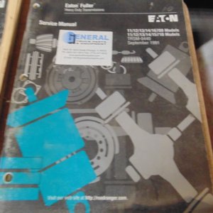 Eaton Fuller Heavy Duty Transmissions Service Repair Manual 11/ 12/ 13/ 14/ 16709 +