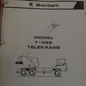 Koehring Bantam T-588 Telekrane Parts Manual
