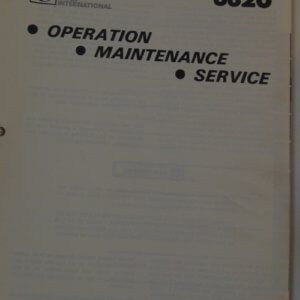 Koehring 6620 Crane & Excavators Parts, Maintenance & Operations Manual