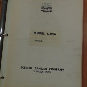 Koehring T250 Crane Parts & Operations Manual