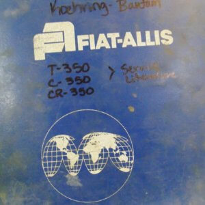 Koehring T-350, C-350, CR-350 Service Literature