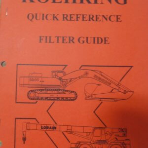 Koehring Quick Reference Filter Guide