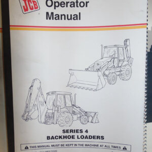 JCB Series 4 Backhoe Loader Operator Manual