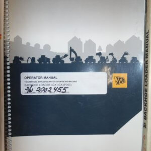 JCB 3CX 4CX Backhoe Loader Operator Manual