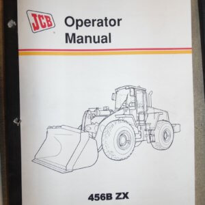 JCB 456B 2X Wheeled Loader Operator Manual