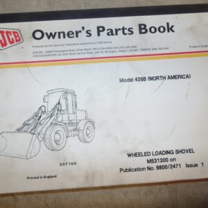 JCB 426B Wheeled Loading Shovel Parts Manual M531300+