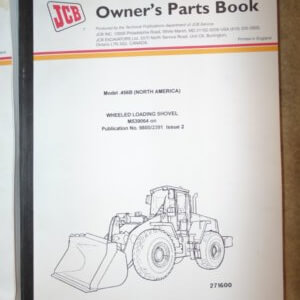 JCB .456B Wheeled Loading Shovel Parts Manual M539064+
