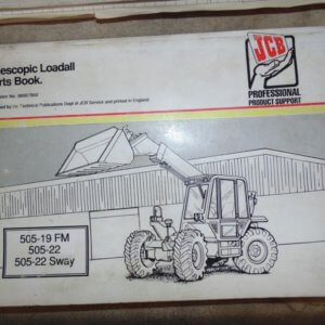 JCB 505-19FM 505-22 505-22 SWAY Telescopic Loadall Parts Manual