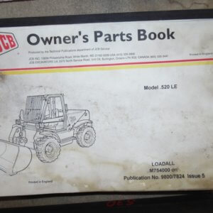 JCB .520 LE Loadall Parts Manual
