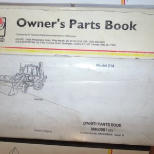 JCB 214 Backhoe Loaders Parts Manual M400001+
