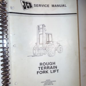 JCB 926/930 Rough Terrain Forklift Service Manual