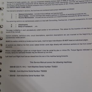 JCB 520-50 525-50 525-52 Loadall Service Manual