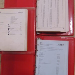 JCB 3 book set 5"x4" books Crawler Excavator Technical Data