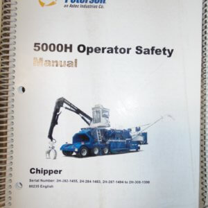 Peterson Industries 5000H Chipper Operator Safety Manual