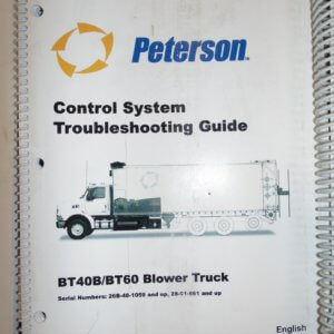 Peterson BT40B/BT60 Blower Truck Control System Troubleshooting Guide