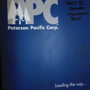 Peterson Pacific Corp 5000G, 4800D Maintenance, Operator & Parts Manual