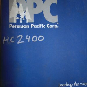 Peterson Pacific Corp HC 2400 Parts Manual