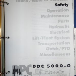 Peterson Pacific Corp DDC5000-G Safety Manual