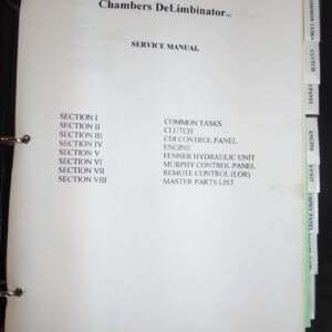Chambers Delimbinator Service Manual
