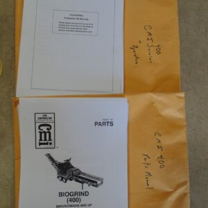 CMI 400 Service & Operator Parts Manual