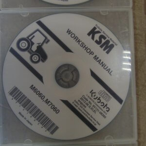 Kubota M6060, M7060 Workshop Manual on CD