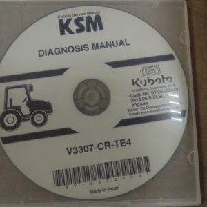Kubota v3307-CR-TE4 Diagnosis Manual on CD