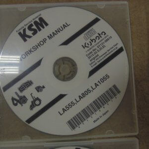 Kubota LA555, LA805, LA1055 Workshop Manual on CD