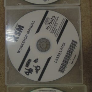 Kubota LA525, LA765 Workshop Manual on CD