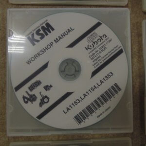 Kubota LA1153, LA1154, LA1353 Workshop Manual on CD