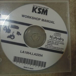 Kubota LA1954, LA2254 Workshop Manual on CD